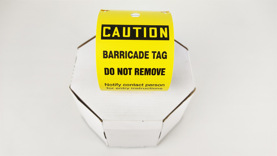 Customizable Plastic Safety Tag with Durability and Quality Assurance