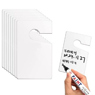 Custom Printed Logo Parking Permit Hang Tag Plastic Waterproof Car Tag