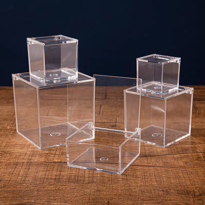 Modern for Acrylic Storage Box for Home Office & Bathroom Desk Storage