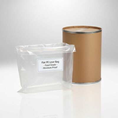 Clear Flat PE Plastic Liner Bag  Moisture-Proof Food Grade for Cardboard Chemical Drum Liner
