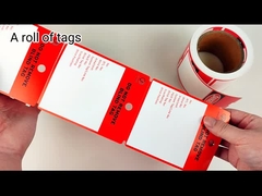 แท็กความปลอดภัยพลาสติก