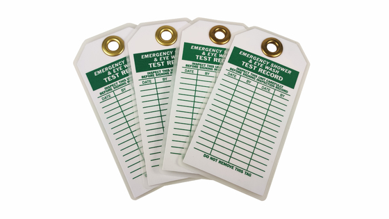 PVC Plastic Safety Tag with Custom Design for Safety Precautionary Instructions