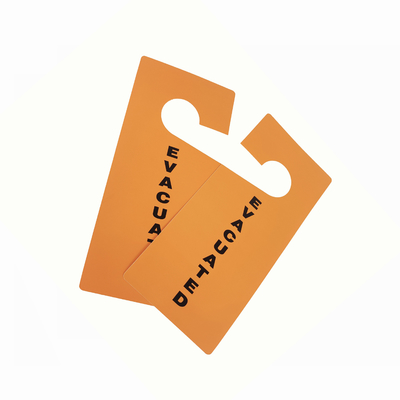 Custom Lockout Tagout แท็กความปลอดภัยพลาสติกสําหรับการระบุสถานที่ทํางาน