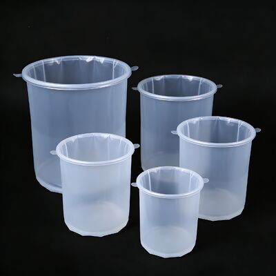 สี่เหลี่ยมด้านล่าง PE ถุงกันฝุ่นเครื่องกันน้ํา และสารเคมี Drum Liner