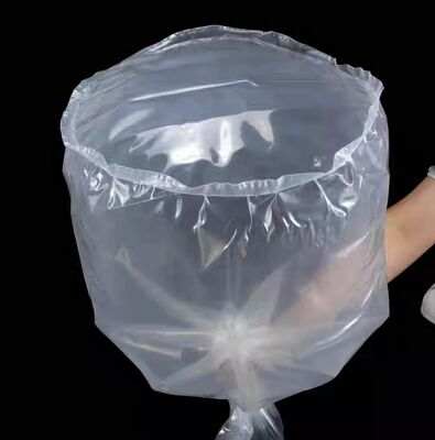 Clear Flat PE Plastic Liner Bag on Roll Moisture-Proof Food Grade for Cardboard Chemical Drum Liner for Supermarket Use