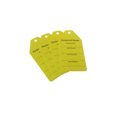 Custom Waterproof PVC Safety Tag with Digital Printing for Lockout Tagout Equipment Warning